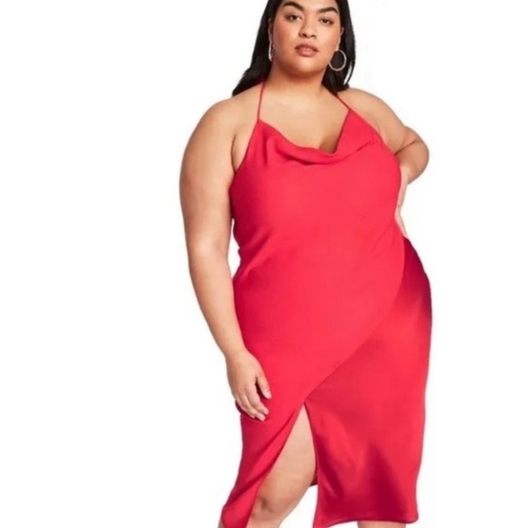 Cushing for Target red slip dress - Picture 2 of 3